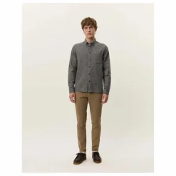 Chemise à Carreaux en Flannel Konrad | Blanc cassé