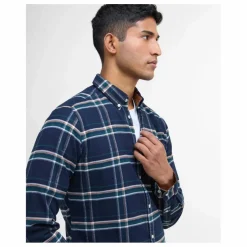 Chemise à Carreaux Ronan | Bleu pétrole