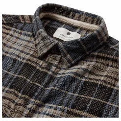 Chemise Akkonrad Carreaux Fibres Recyclées | Indigo