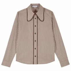Chemise Ala Rayée | Marron