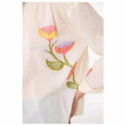 Chemise Ali Garden Brodée | Ecru