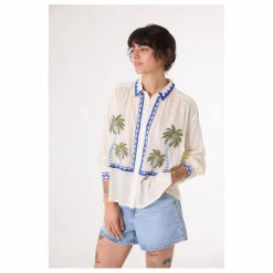 Chemise Ali Jungle Brodée | Ecru