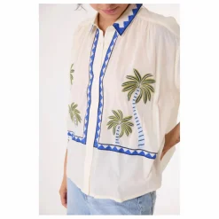 Chemise Ali Jungle Brodée | Ecru
