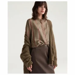 Chemise Arles Imprimée Soie | Marron