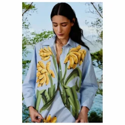 Chemise Banana Cocina Rayée | Bleu