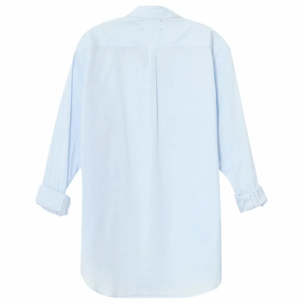 Chemise Beau Popeline de Coton | Bleu ciel