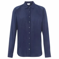 Chemise Beau Popeline de Coton | Bleu marine