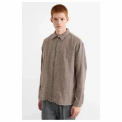 Chemise Blurred Landscape | Gris chiné
