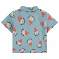 Chemise Bobo Denim Léger | Bleu