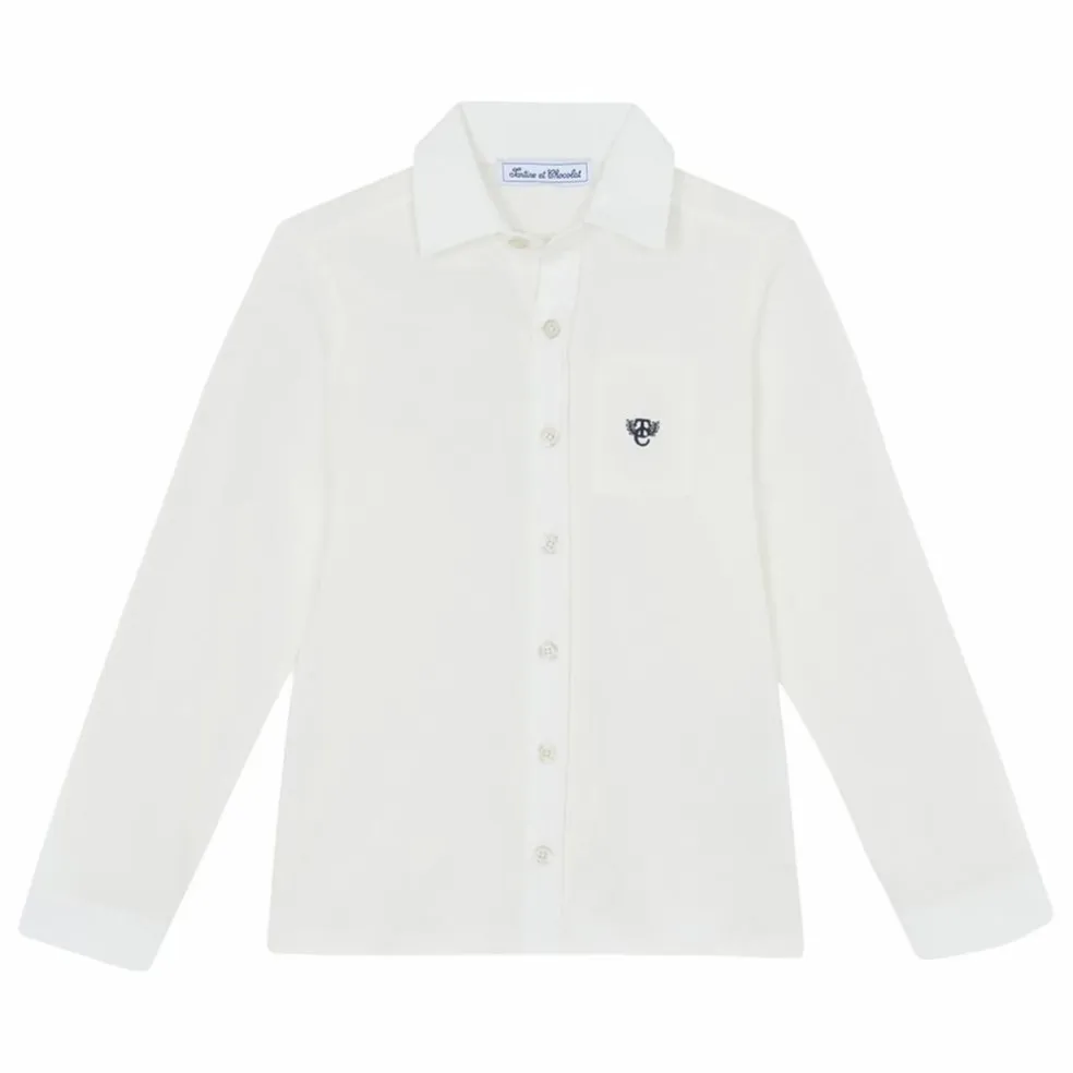 Chemise Brodée | Nacre