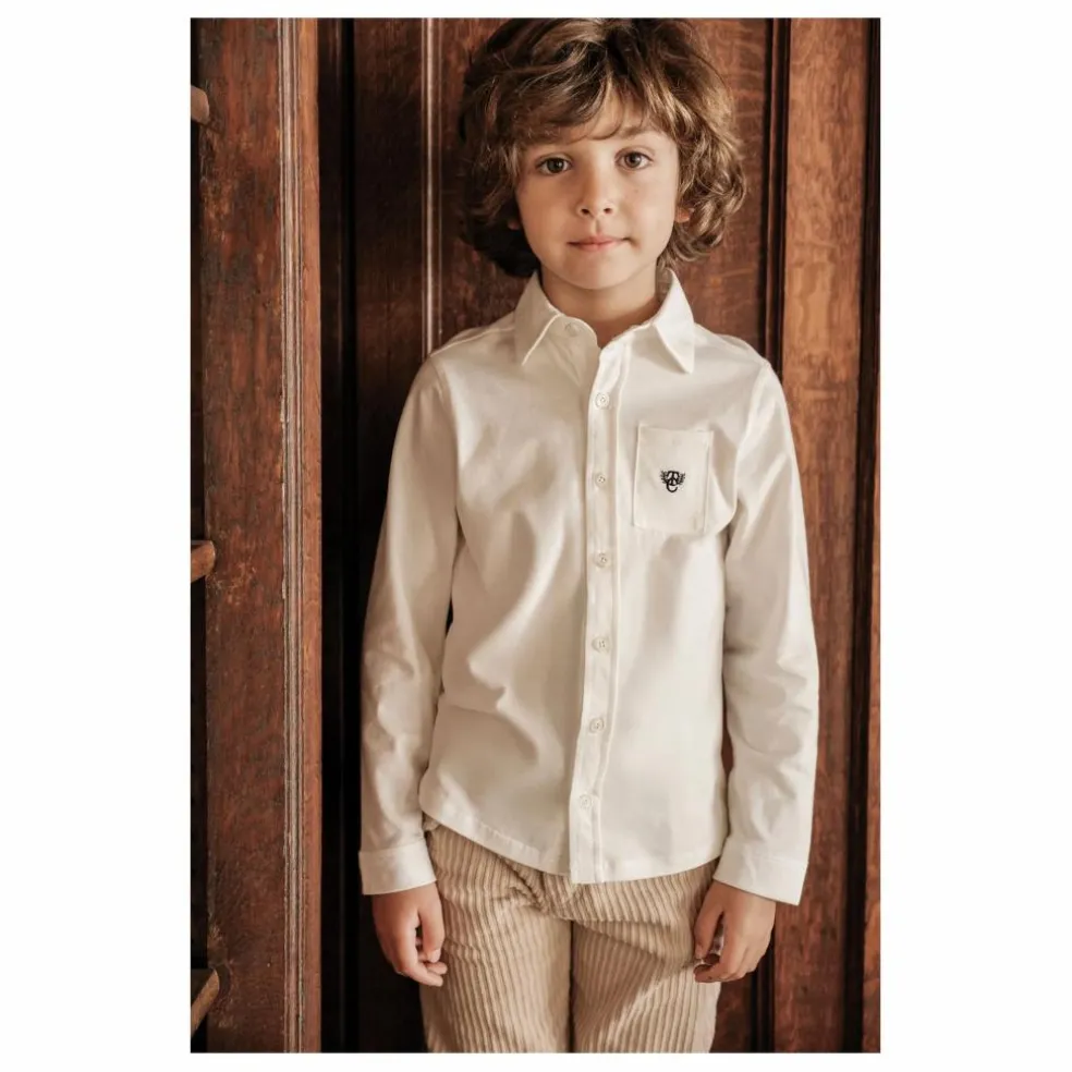 Chemise Brodée | Nacre