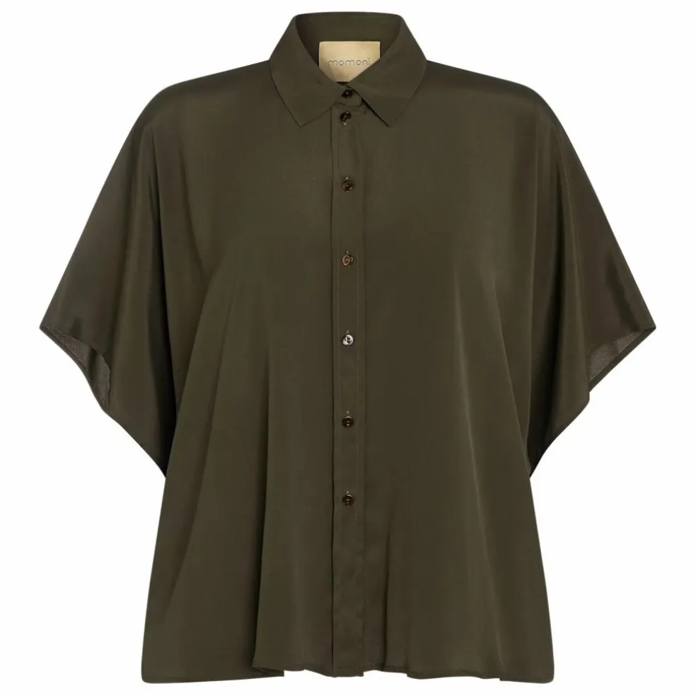 Chemise Brooklin Métallisée | Vert foncé