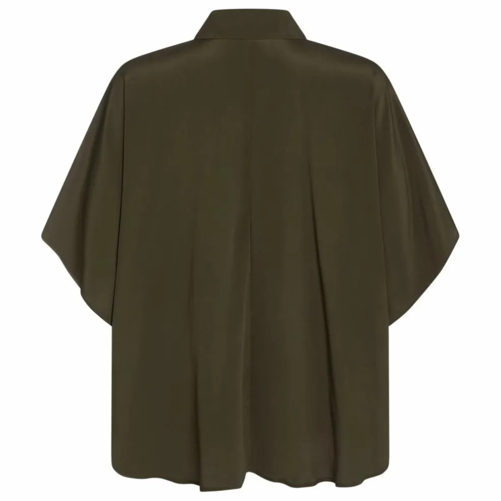 Chemise Brooklin Métallisée | Vert foncé