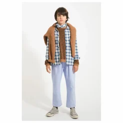 Chemise Carreaux Coton Bio | Bleu