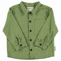Chemise Carreaux Coton Bio | Vert