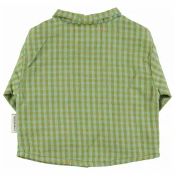 Chemise Carreaux Coton Bio | Vert