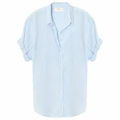 Chemise Channing Popeline de Coton | Bleu ciel