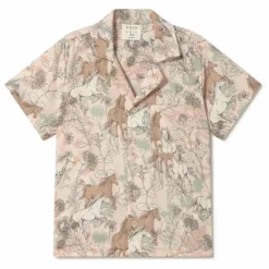 Chemise Chevaux | Rose poudré