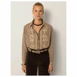 Chemise Cohiba Bebo Coton Flammé | Tabac
