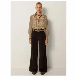 Chemise Cohiba Bebo Coton Flammé | Tabac