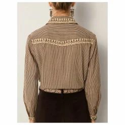 Chemise Cohiba Bebo Coton Flammé | Tabac