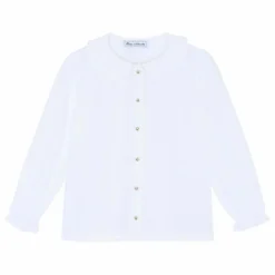 Chemise Col Claudine | Blanc