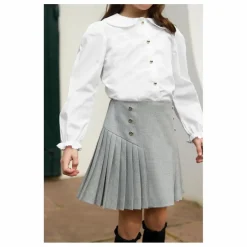 Chemise Col Claudine | Blanc