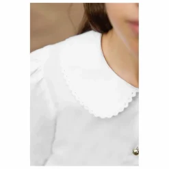 Chemise Col Claudine | Blanc