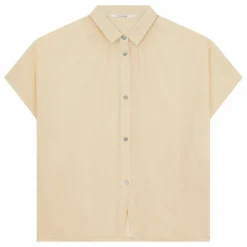 Chemise Coton et Lin Gaufré | Beige