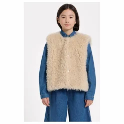 Chemise Courte Brodée Clara | Bleu jean
