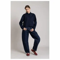 Chemise Courte Chili | Denim brut