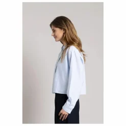Chemise Courte Chili Rayée | Bleu Glacier