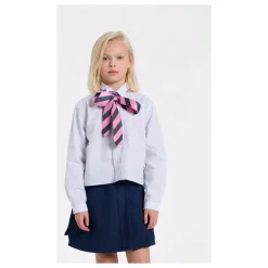 Chemise Courte Crush Rayée | Blanc