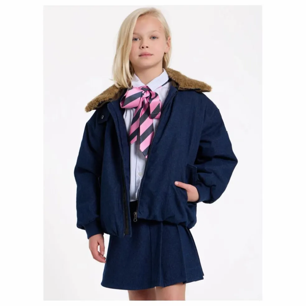 Chemise Courte Crush Rayée | Blanc