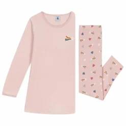 Chemise de Nuit Velours et Legging | Rose