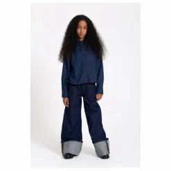Chemise Denim Courte Crush | Denim brut