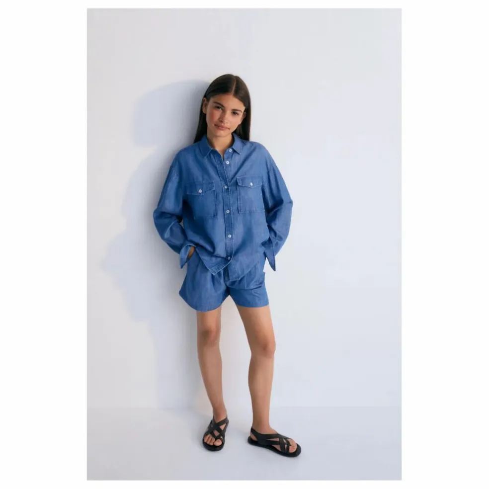 Chemise Denim Ophelia Tencel | Bleu jean