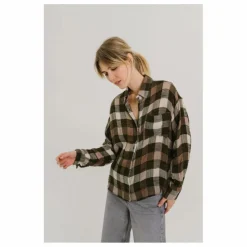 Chemise Elisa Crosby Carreaux | Vert