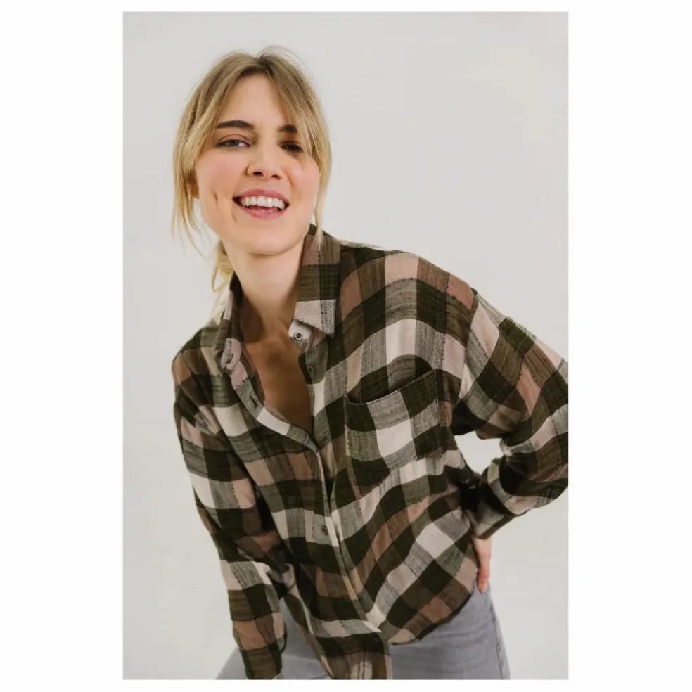 Chemise Elisa Crosby Carreaux | Vert