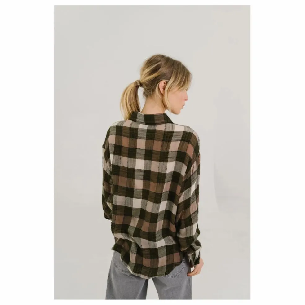 Chemise Elisa Crosby Carreaux | Vert