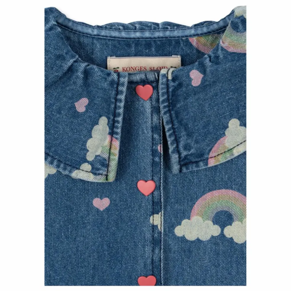 Chemise en Jean Magot Arc en Ciel Coton Bio | Bleu