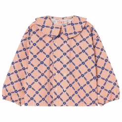 Chemise en Jean Rayée | Crème