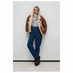 Chemise Estela Carreaux | Bleu