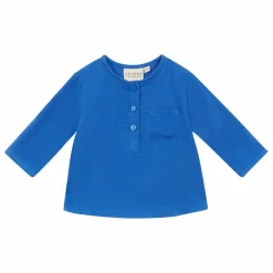 Chemise Faustus Double Gaze de Coton | Cobalt