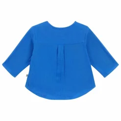 Chemise Faustus Double Gaze de Coton | Cobalt