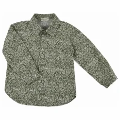Chemise Fleurie | Vert kaki