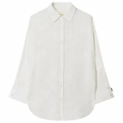Chemise Fleurs Jacquard | Blanc