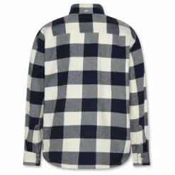 Chemise Frank Jin Carreaux | Bleu marine