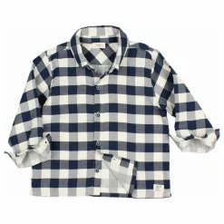Chemise Gingham Carreaux | Bleu marine