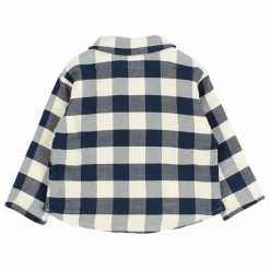 Chemise Gingham Carreaux Bébé | Bleu marine